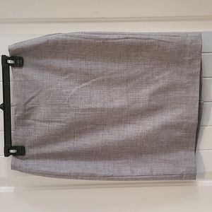 Light gray pencil skirt